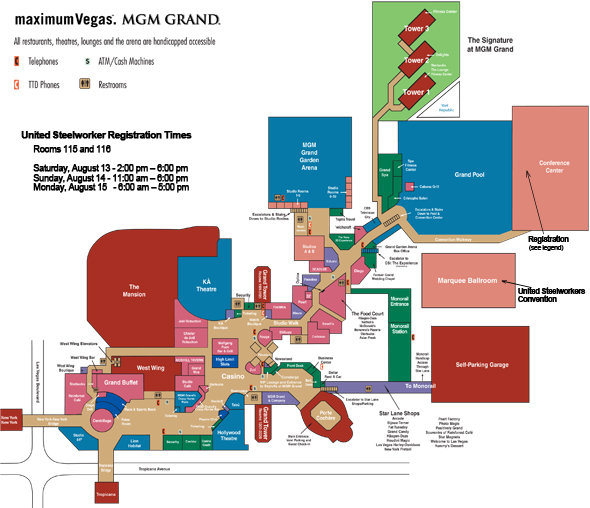 mgm casino map 2017